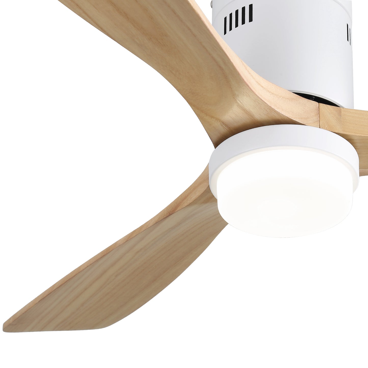 Hugger 52-Zoll-Deckenventilator mit LED-Licht