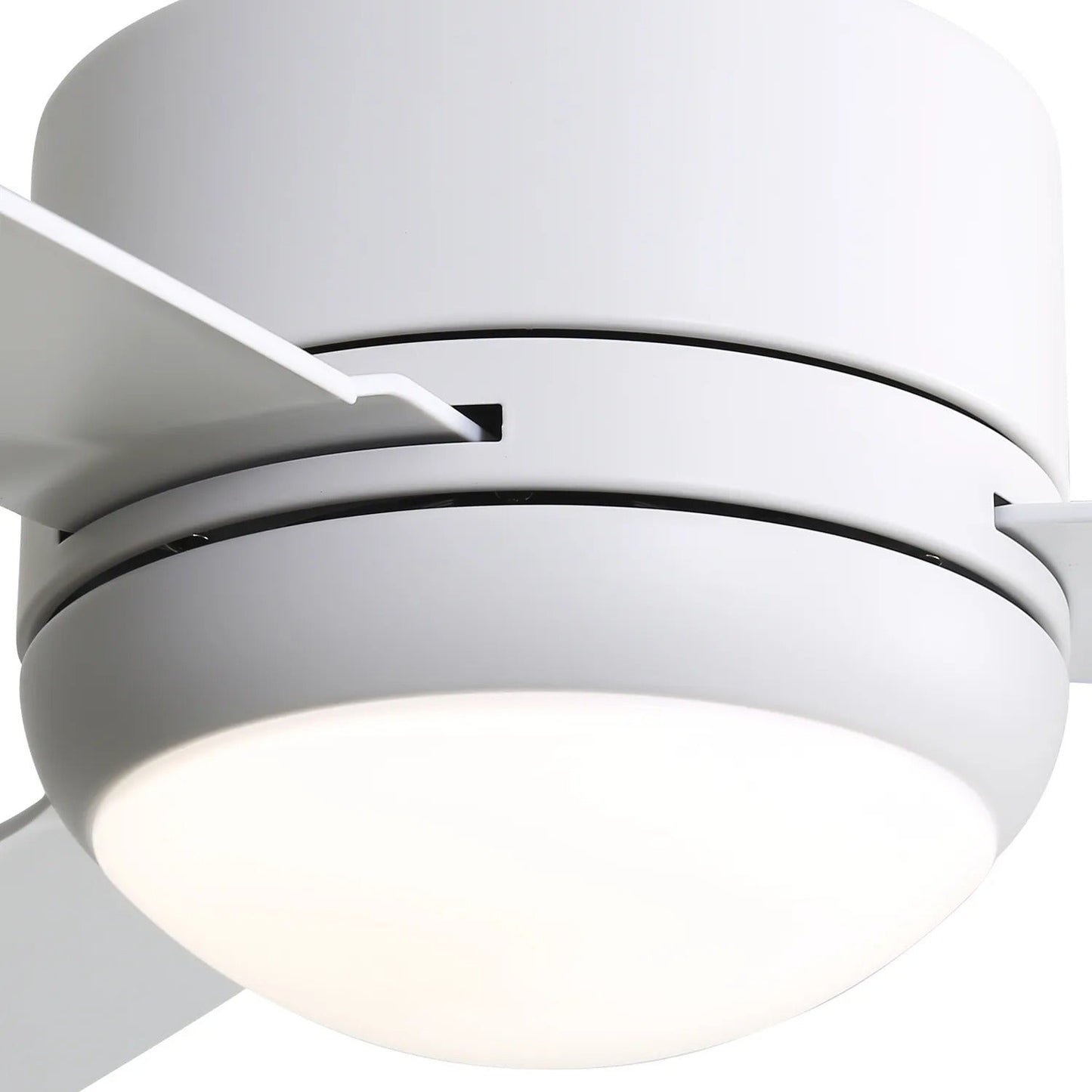 Traditional Ceiling Fan Light 46 inch White