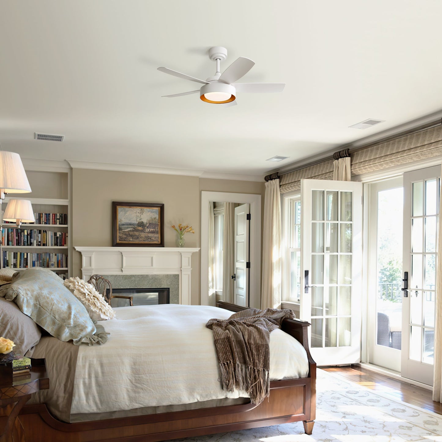 SwiftBreeze Ceiling Fan with Light 42 inch