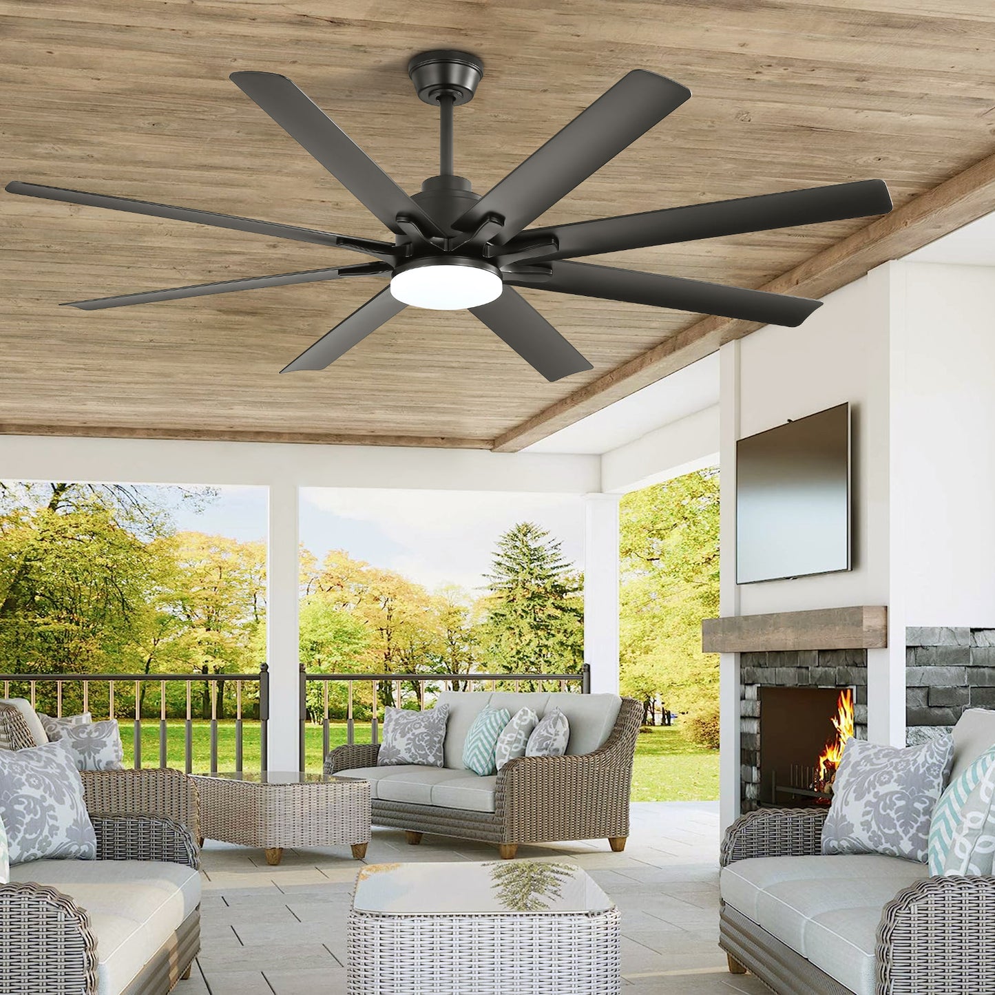 66″ ABS Blades Smart Ceiling Fan