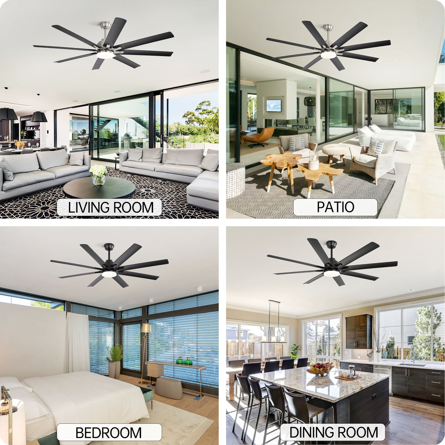 66″ ABS Blades Smart Ceiling Fan