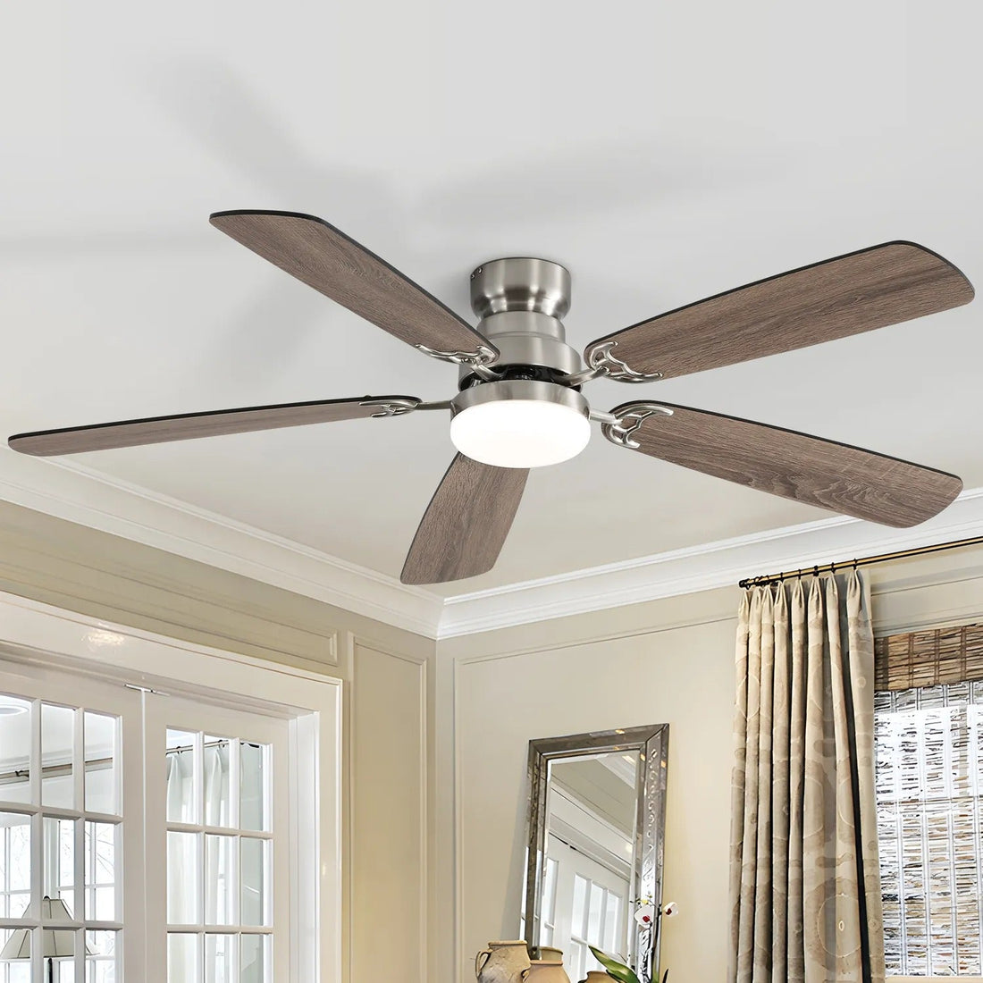 How many blades are best for a ceiling fan?